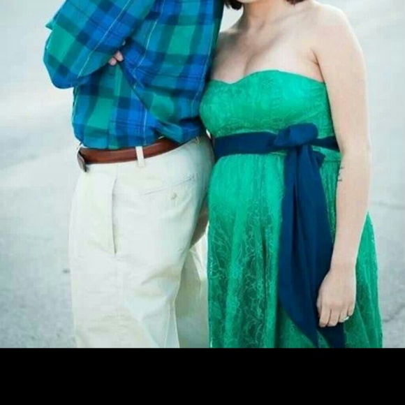 PRICE CUT !!! Green lace dress.