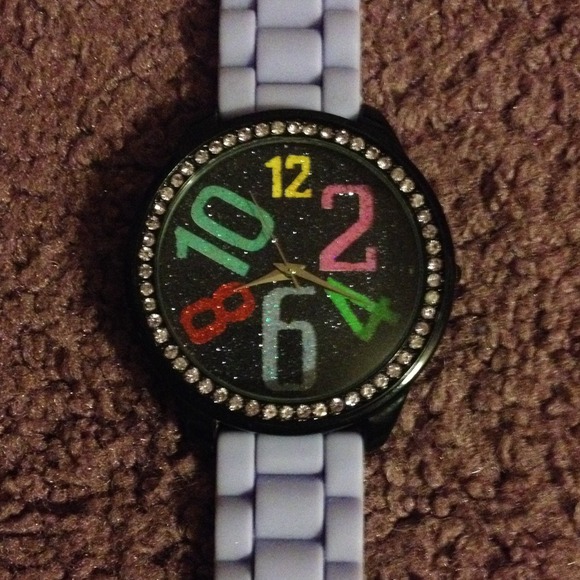 Purple watch with glitter🎀