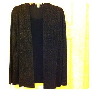 Elegant black shell set