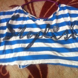 Stripped flown cop top