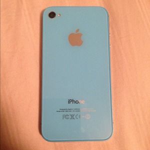 1/2 Blue 1/2 White IPhone 4S