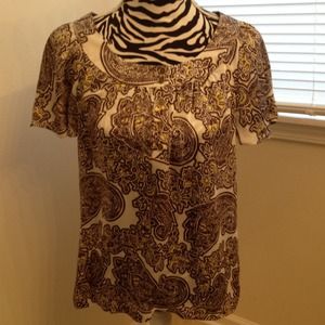 📚 2/$12 Patterned Michael Kors Top