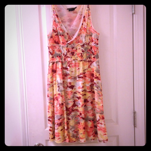 BCBG COLORFUL DRESS - Picture 1 of 2