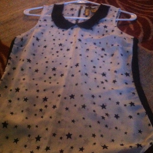 Sheer shirt with peter pan collar