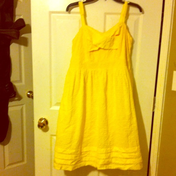 Yellow spring dress