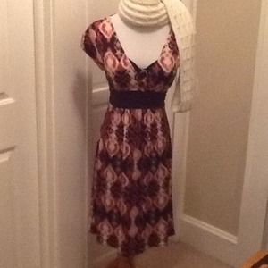 Sun🌞Dress🌞 Sized Small with Brown-Colored Tie 🌞