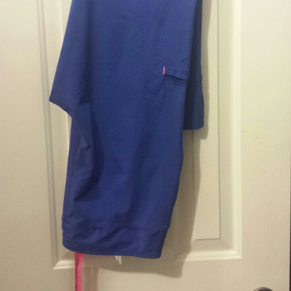 Smitten royal blue scrub pants