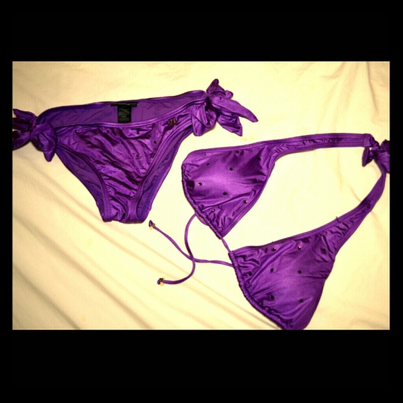 Purple dazzled Marc Jacobs bikini!! :)