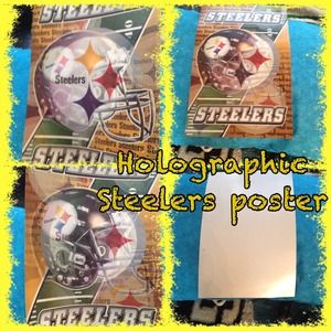 Holographic steelers poster