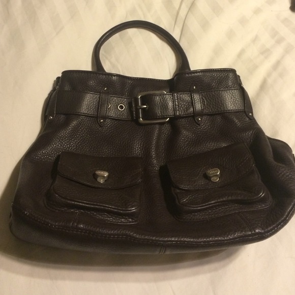 Cole Haan brown leather handbag