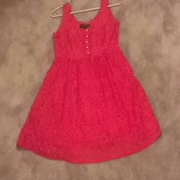 Coral lace short babydoll dress - PRICE REDUCED!!!