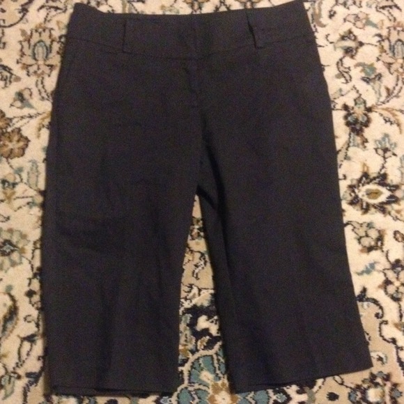 Knee high Black Casual Pants