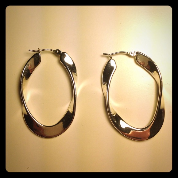 Silver earrings