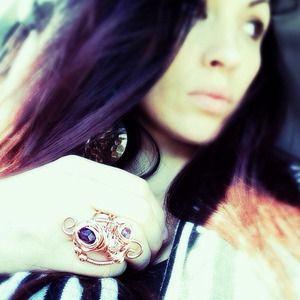 Amethyst Akasha Statement Ring!