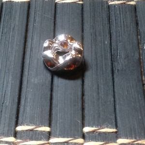 Sterling Silver Pandora Charm Red