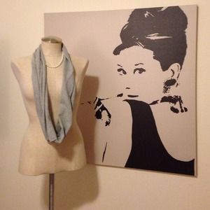 💵$2.00💵 Grey Cotton Infinity Scarf