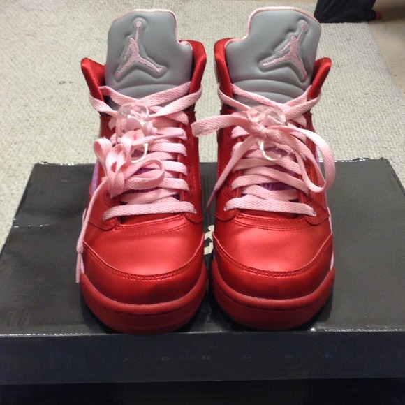 Valentine Day Jordan 5's - Picture 1 of 4