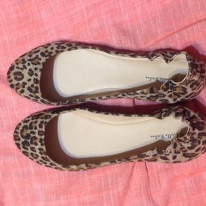 Gabriella rocha leopard print ballet slipper