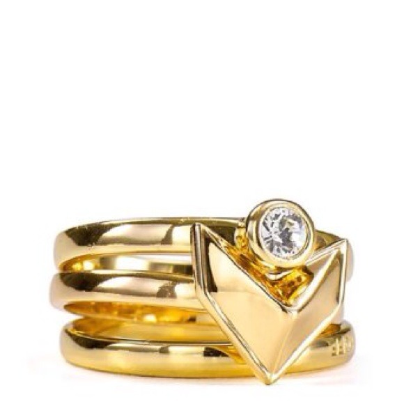 Rebecca Minkoff ring set size 7