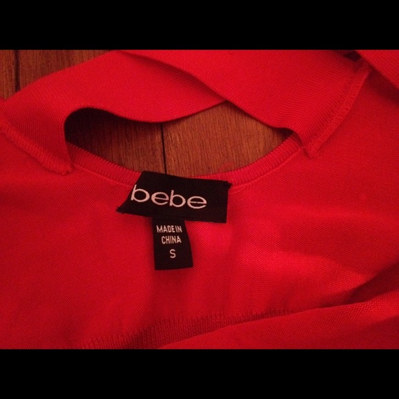 BUNDELED BeBe Red Shirt 🎉🎉Host Pick🎉🎉2/26 - Picture 4 of 4