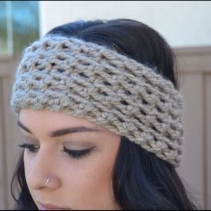 Crochet head warmer