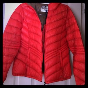 Down puffer Orange coat - Brand New with tags