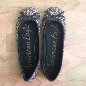 Suede Cheetah Print Ballet Flats! :)