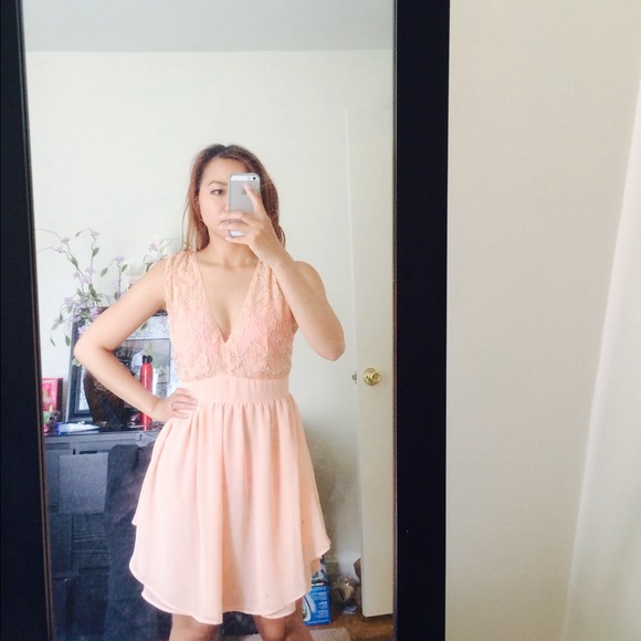 New! Asos beige embellished dress - Picture 4 of 4