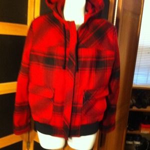Old Navy plaid coat