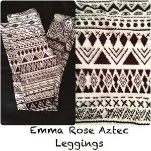 Emma Rose Aztec Leggings.