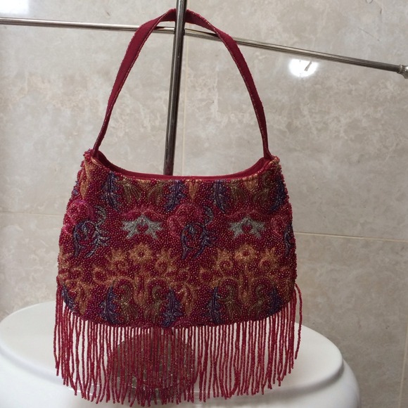 Franchi Bags Beaded Fringe Handbag Poshmark