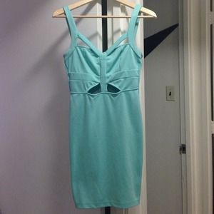Bodycon dress w/ cutouts