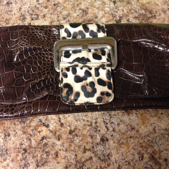 Leopard hand bag