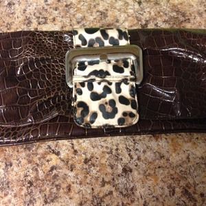 Leopard hand bag