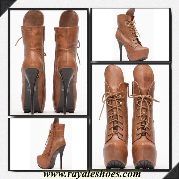 Lace Up Platform Booties. Only $40~FREE Shipping!~