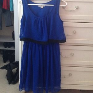 Simple blue dress
