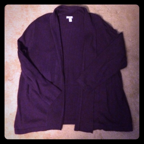 Dark purple light sweater