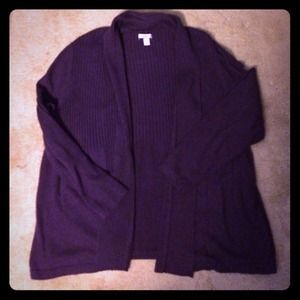 Dark purple light sweater