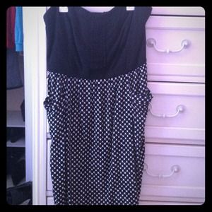 Black and white summer dress