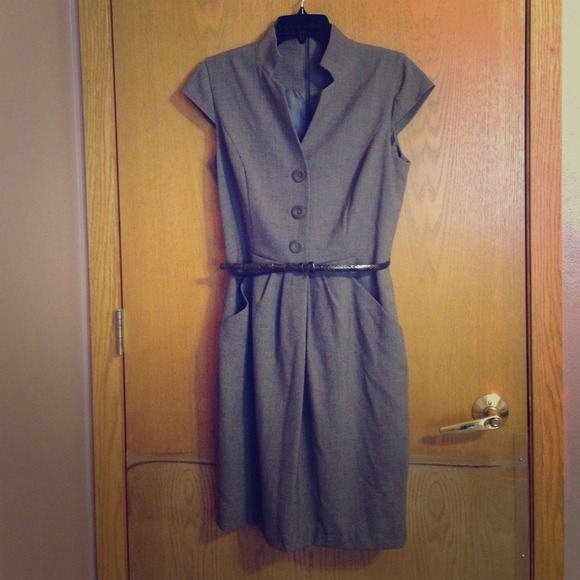 Calvin Klein Belted Dress