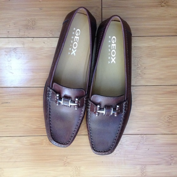 Brown GEOX loafers
