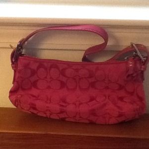Pink Coach purse