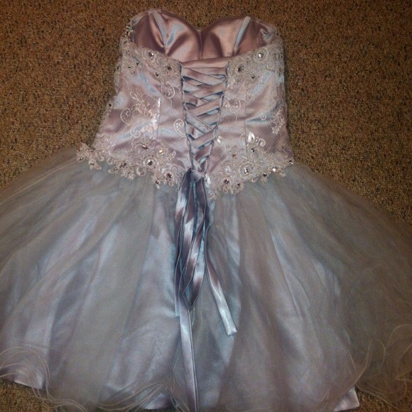 ❌SOLD ON EBAY❌Silver Homecoming or Prom dress
