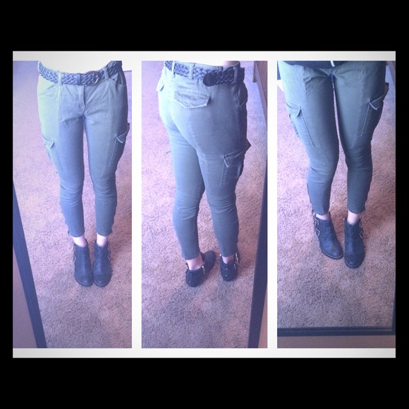 Army Green Cargo Pants