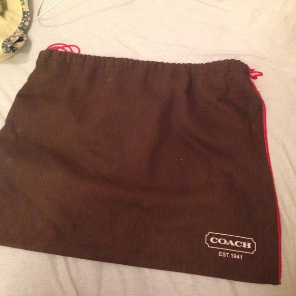 Coach dust bag
