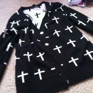 Cross sweater