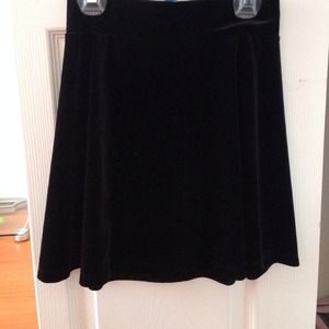 UO velvet skirt