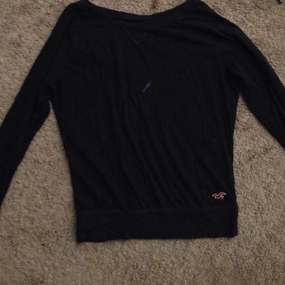 Navy Blue Hollister Crewneck