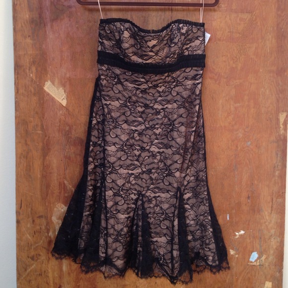 Black Badggley Mischka cocktail dress - Picture 1 of 4