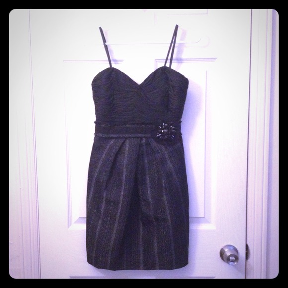 BCBGMAXAZRIA Strapless Faux Two Piece Dress size 0
